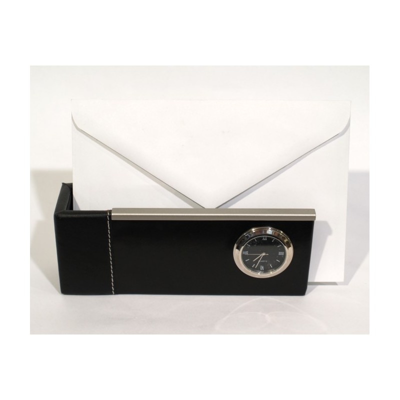 Envelope Holder with Clock
