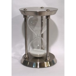 Antique Silver Hourglass 30'