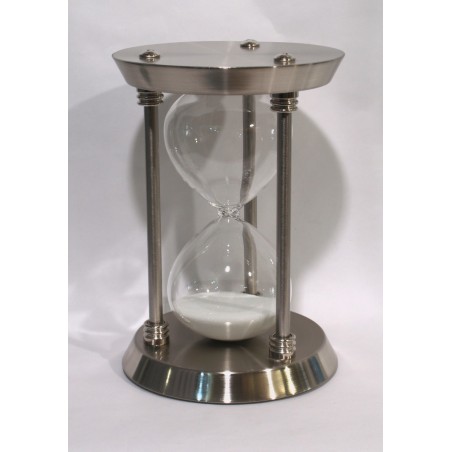 Antique Silver Hourglass 30'
