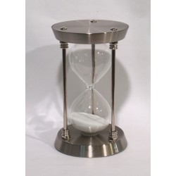 Antique Silver Hourglass 15'