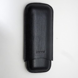 CIGAR LEATHER CASE BLACK RELIEF