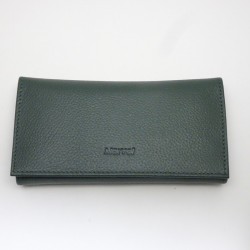 GREEN LEATHER TOBACCO POUCH