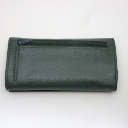 GREEN LEATHER TOBACCO POUCH