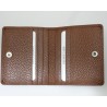 BROWN LEATHER CREDIT CARD CASE